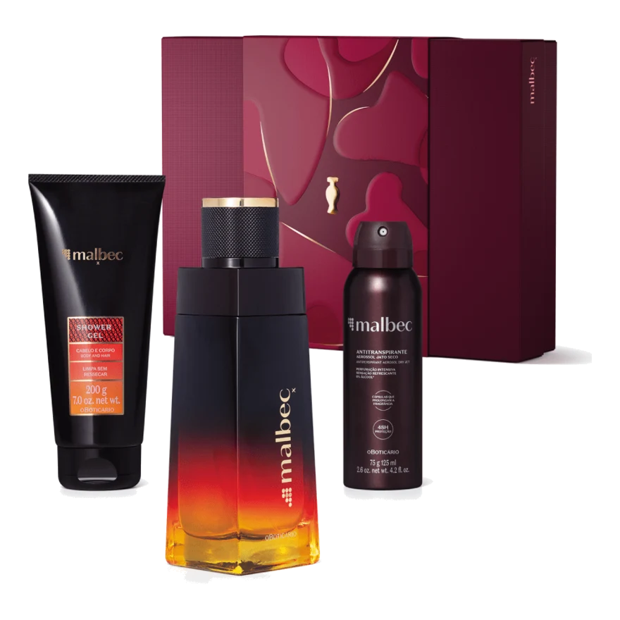 Kit Malbec X — O&nbsp;Boticário